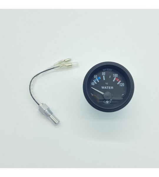 Manomètre de température d'eau diamètre 52mm avec sa sonde Retro éclairage indépendant