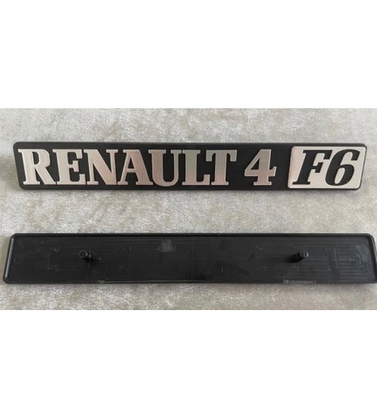 Monogramme Renault 4 F6 seconde génération.