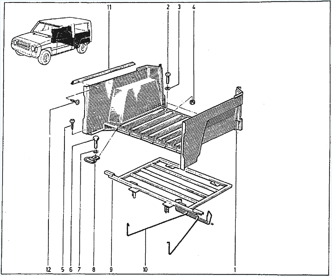 Bassine arrière Rodéo 5 5E