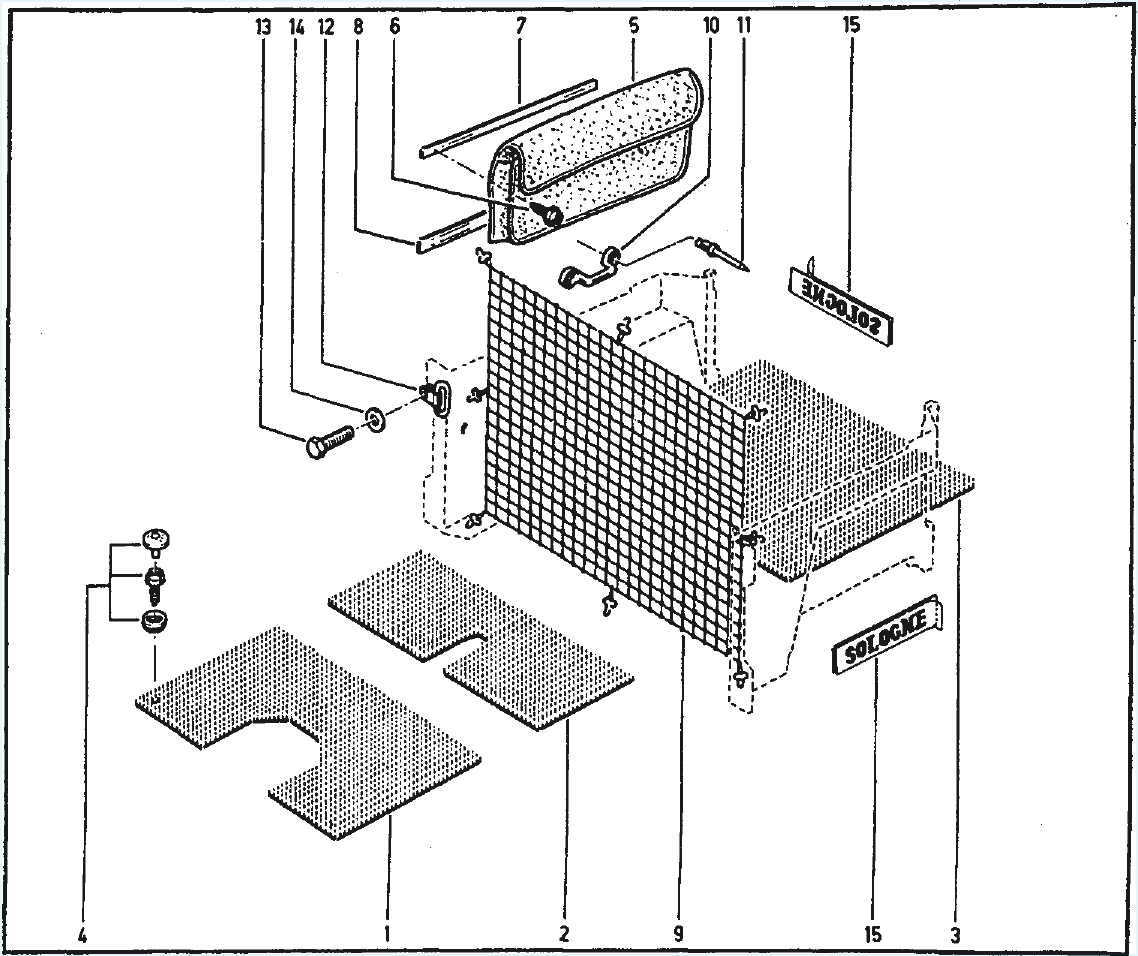 Option intérieur Rodeo 5 5E SOLOGNE