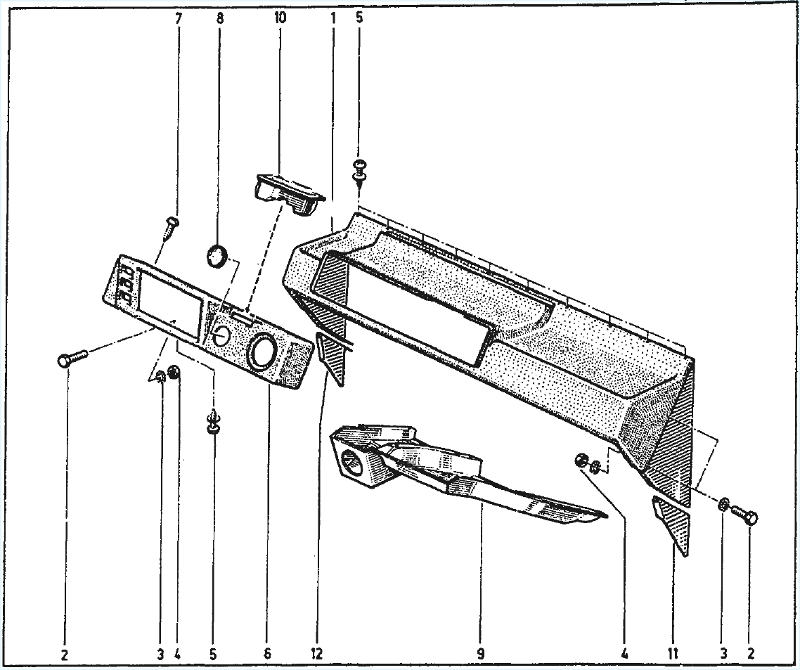 Tableau de bord Rodéo 5 5E
