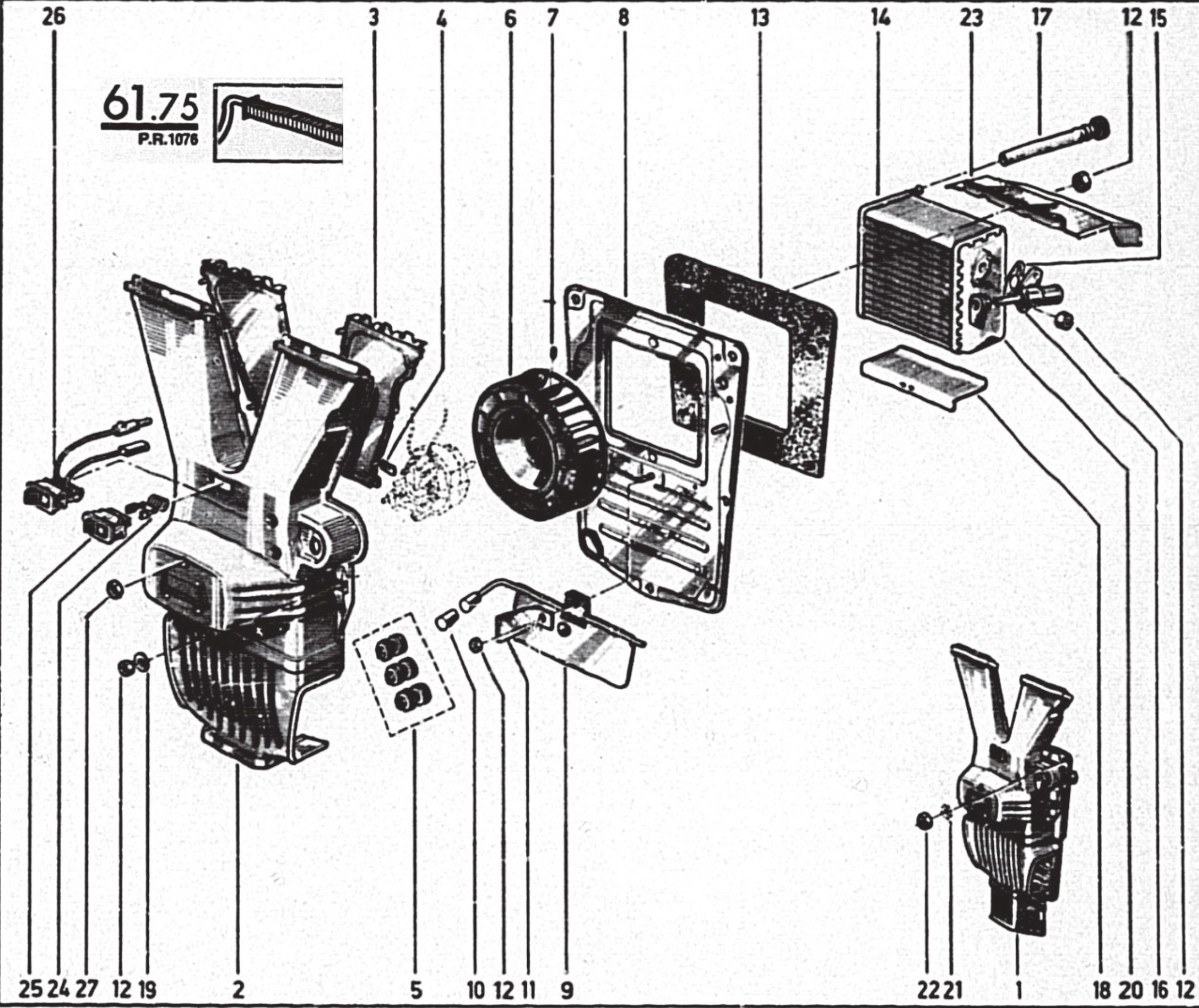 Bloc chauffage 2ème modele Rodéo 6 4D