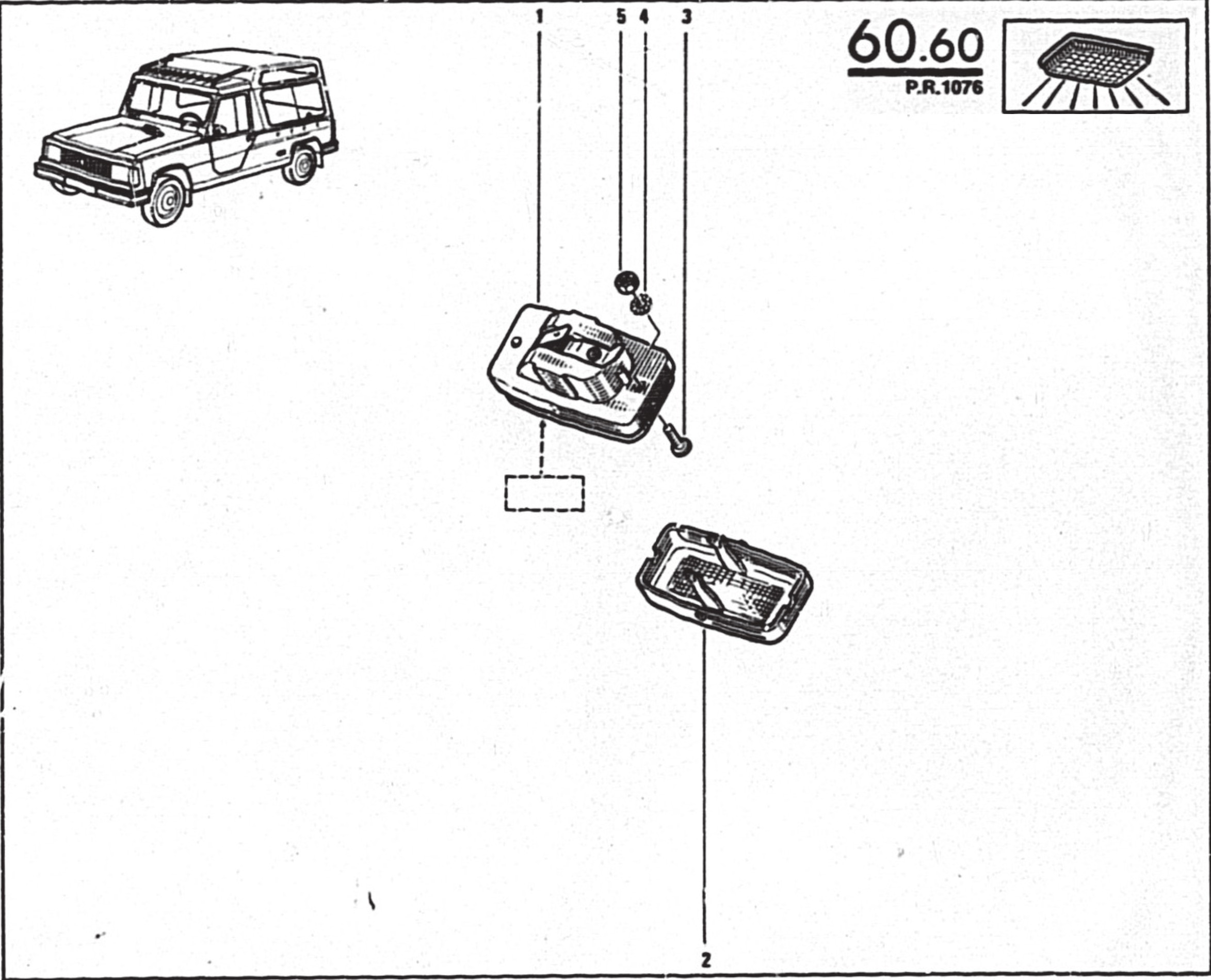 Eclairage interieur Rodéo 6 4D