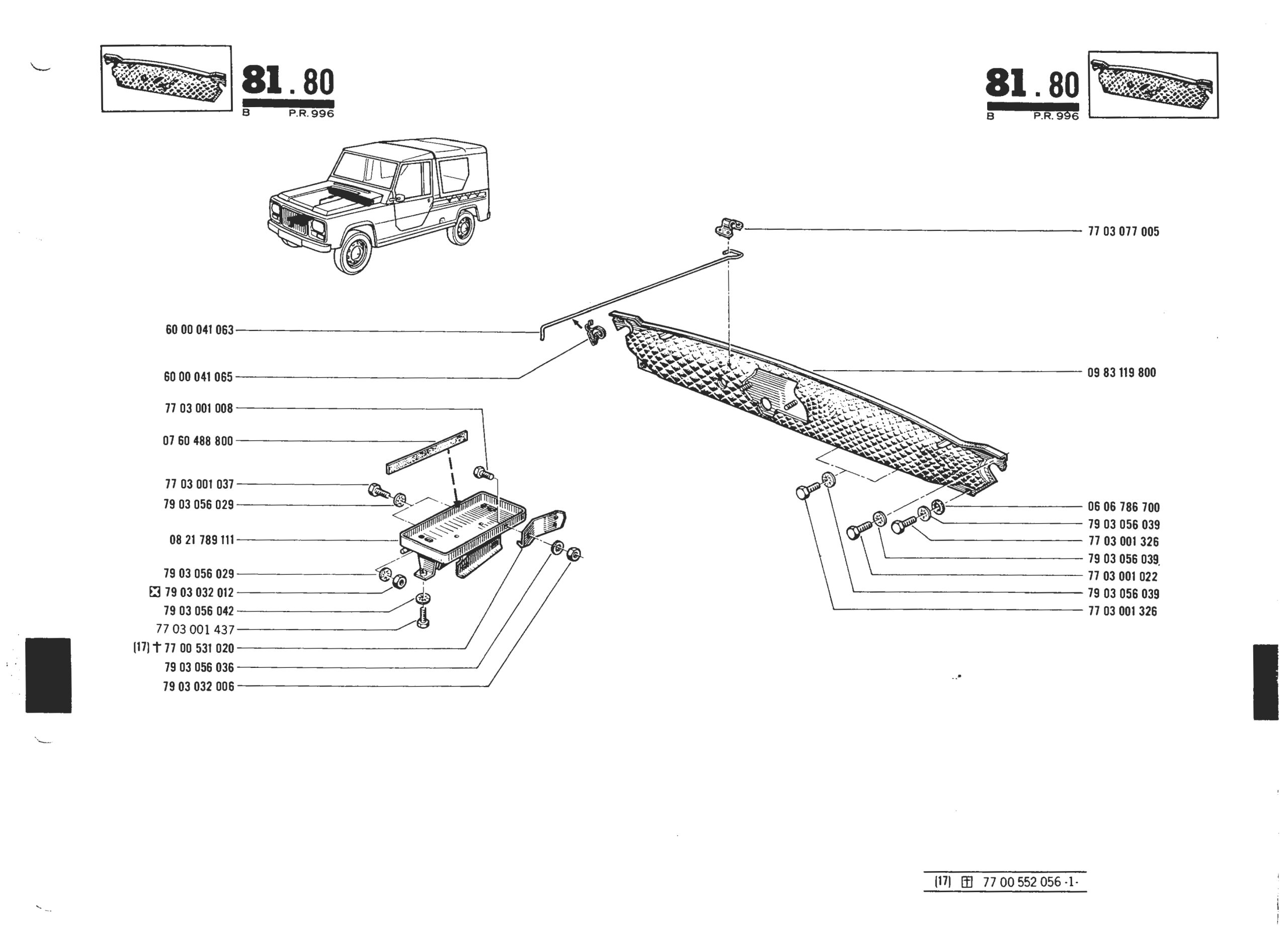 Support de batterie Rodéo 6 2B